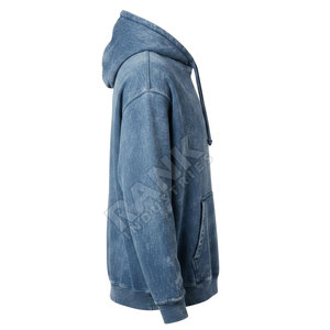 Nouveaux arrivages : sweats à capuche pour hommes en coton mélangé, lavage acide, logo personnalisé de haute qualité, faible MOQ. - Product Image 4