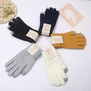 Custom Color Woven Winter Handschoenen <b>Touch</b> <b>Screen</b> Knitted <b>Gloves</b> Smart Phone <b>Touch</b> <b>Screen</b> Winter <b>Gloves</b> <b>Touch</b> <b>Screen</b> <b>Gloves</b> - Product Image 2