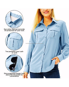 Vêtements de sport de pêche pour adultes, antibactériens, imperméables, 100% polyester, imprimés par transfert thermique, couleur personnalisée - Product Image 4