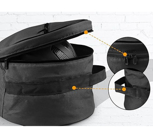 Étui de transport pour casque d'équitation avec rembourrage protecteur, fermeture sécurisée et design durable pour l'entraînement et les voyages - Product Image 3
