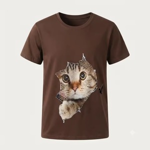 Camiseta Casual de Algodón para Hombre DAN, Nueva, de Manga Corta, Color Sólido, Diseño 2211D-01-08 - Product Image 4