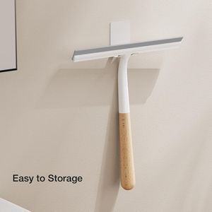 Silicone Multi-Purpose Squeegee Heavy Duty Scrubbe for Bathroom Shower <b>Windows</b> Glass or Door for Glass Door Scrubbing - Product Image 2