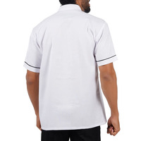 Ventes en gros de blouses de chef personnalisables, chemises imprimées à manches courtes, uniforme de responsable de restaurant, chemise de chef