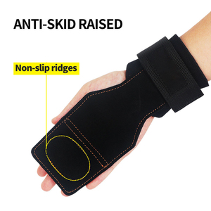 Nouvelle conception – Poignées de musculation en cuir réglables, antidérapantes et robustes pour la musculation, le CrossFit et la protection des paumes avec résistance ajustable - Product Image 5