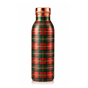 Christmas Pattern <b>Metal</b> <b>Water</b> <b>Bottle</b> With Copper Lid Portable Travel Drinkware - Product Image 5
