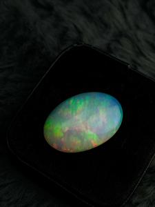 Natural Ethiopian Opal Cabochon Oval Shape Fire Opal Multi Color Flashy Loose Gemstone 7.60g No Treatments for Jewelry - Product Image 2