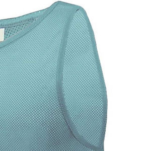 Vêtements de sport respirants en gros, personnalisés, pas chers, gilets d'entraînement en maille pour basketball et football, dossards de football réversibles - Product Image 5