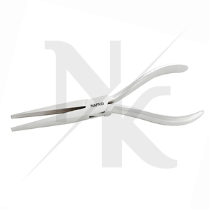 High Quality Optician <b>Long</b> Flat <b>Nose</b> pliers 4mm Jaw 160mm Stainless Steel Optical Workshop Supplies Jewelry Tools & Equipment - Product Image 5