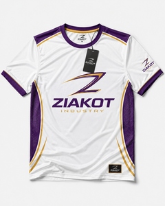 ZIAKOT industry New design Men's Custom Gold Navy-White Performance T-Shirt - Product Image 4