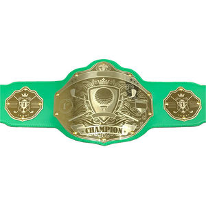 Cinturón de Campeonato de Lucha Libre Personalizado de Cuero de Alta Calidad, Ligero, Transpirable y Ecológico - Product Image 3