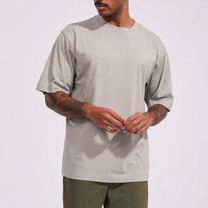 Camiseta de Manga Corta Raglan con Logotipo Personalizado de Fábrica, Nueva Llegada, Venta Caliente, Estilo Urbano, Corte Cuadrado, Largo Recortado - Product Image 3