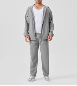 Men’s windbreaker tracksuit lightweight zip <b>jacket</b> and pants breathable fabric perfect for <b>workouts</b> jogging fitness outdoor - Product Image 3