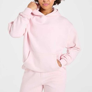 Custom Logo Women's Wholesale Winter Jogger & Hoodies Sweatsuit <b>Set</b> Plus Size Two Piece High Street Style Tracksuit At Low Price - Product Image 6