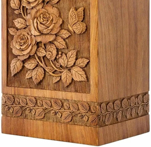 Urnas de Cremación de Madera Natural Ecológicas de Estilo Americano Moderno Hechas a Mano de Súper Calidad - Product Image 6