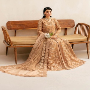 Ramsha 3 piezas Organza de lujo Colección de bodas Bordado pesado Lehenga Choli Ropa india y pakistaní Vestidos paquistaníes - Product Image 1