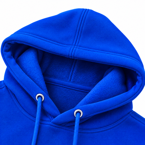 Sudadera con Capucha de Felpa Bordada Zeta Phi Beta para Mujer, Azul Rey y Blanco, Letras Universitarias, Mangas a Rayas, Estilo 1920 - Product Image 6
