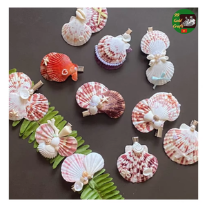 กิ๊บติดผมเปลือกหอยธรรมชาติขายดี |   กิ๊บติดผมชายหาดทำมือ |   เครื่องประดับผมสไตล์โอเชียนสำหรับทุกเพศ |   งานปาร์ตี้ที่เป็นมิตรกับสิ่งแวดล้อม - Product Image 5
