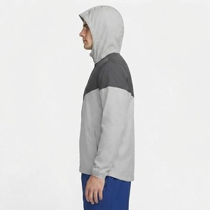 Chaqueta cortavientos con capucha para hombre, ligera, con cremallera, deportiva, informal, para exteriores, a prueba de viento, para primavera y otoño - Product Image 6