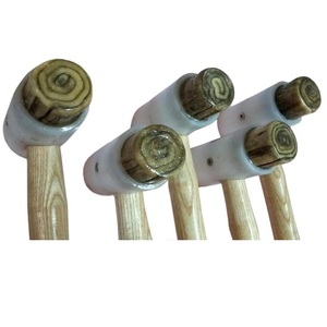 Cabeza de martillo de cuero natural de metal de alta calidad de 25 mm para fabricación de joyas SUNTOOLS/STIPL Modelo 436F-J Forma irregular Punjab - Product Image 2