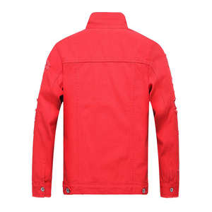 <b>Jacket</b> for man Men Denim <b>Jacket</b> with Classic <b>Straight</b> Fit Cut Lightweight Men Denim <b>Jacket</b> for Spring and Summer Custom Logo - Product Image 2