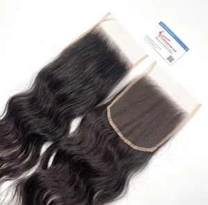 LA MEJOR VENTA Extensiones de cabello con cierre de encaje ondulado natural 100% Cabello humano vietnamita Alta calidad Sin desprendimiento Sin enredos Gran stock - Product Image 3