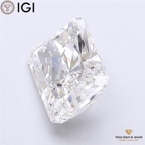 Diamant de laboratoire CVD de 2,00 carats, forme radiant, couleur F, clarté VVS1, avec certificat IGI, idéal pour un cadeau d'anniversaire - Product Image 4