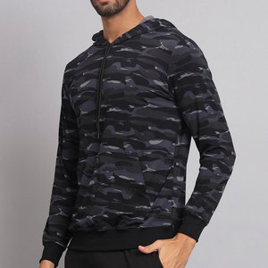 Sudaderas con estampado de camuflaje premium a buen precio para hombre, transpirables, personalizadas, básicas, de mezcla de algodón, en venta. - Product Image 3