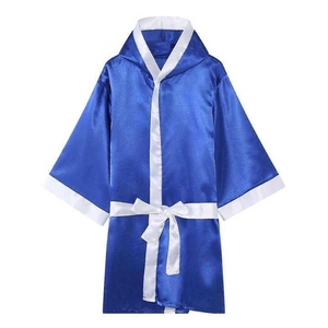 Robe en satin de soie respirante et confortable, design personnalisé de qualité supérieure, vente en gros, robe à capuche de boxe, art martial personnalisé - Product Image 6