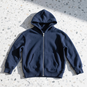 Wholesale Zipper Hoodie Fleece Top Fitness Wear Activewear for Unisex Wear Loose Fit Fast Delivery - Product Image 6