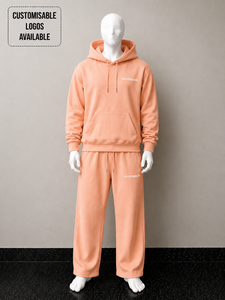 Conjunto de 2 piezas personalizado de ALTA CALIDAD, tejido grueso de 350GSM 400GSM 450GSM, sudadera con capucha y pantalones deportivos unisex de tejido técnico grueso y holgado. - Product Image 6