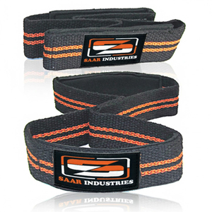 Correas de Resistencia en Forma de Ocho de Algodón/Poliéster Personalizadas a Precio de Mayoreo, Accesorios de Gimnasio para Levantamiento de Pesas - Product Image 6