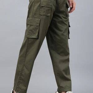 Pantalon tactique en toile de coton camouflage pour homme, randonnée, chasse, multi-poches, pantalon cargo, pantalon safari - Product Image 1