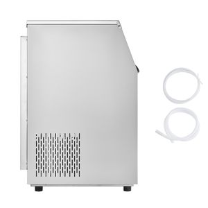 Macchina per il Ghiaccio Commerciale Autonoma, 265 libbre/24H, Grande Capacità di Stoccaggio, 108 Cubetti di Ghiaccio in 15 Minuti - Product Image 1
