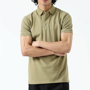 เสื้อเชิ้ตผู้ชายคุณภาพสูง สีพื้น ผ้าฝ้ายเจอร์ซีย์ถัก 100% ระบายอากาศ แห้งเร็ว ทรงเข้ารูป ปรับแต่งได้ ขายส่ง สำหรับฤดูร้อน - Product Image 2