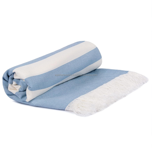 Serviettes de plage de luxe 250 GSM, super douces et absorbantes, serviettes de piscine personnalisées pour hôtels, prix d'usine, fournisseur en gros - Product Image 4