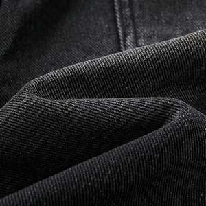 กางเกงยีนส์ขาสั้นทรงหลวมสไตล์สตรีทแวร์ปักลายปักคริสตัลแบบทำสีซีดสไตล์วินเทจสำหรับผู้ชาย - Product Image 6