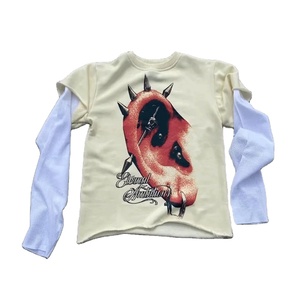 Haute qualité personnalisé DTG imprimer nouvelle mode Streetwear Style tendance prix de gros Double couche surdimensionné hommes t-shirt - Product Image 6