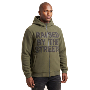 Chaqueta de Forro Polar de Alta Calidad para Hombre, Ropa Exterior con Cuello Abatible, Sudadera con Capucha de Forro Polar, Chaquetas de Forro Polar Tejido para Hombre - Product Image 5