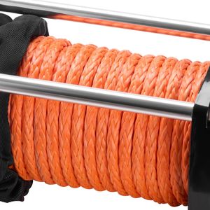 Verricello Elettrico per Camion 12V DC da 4.545 kg con Cavo Sintetico 7/20 x 65 ft, Passacavo in Alluminio e Telecomando Wireless/Cablato - Product Image 1