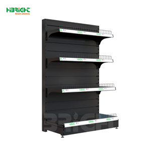 Étagère de présentation autoportante robuste à 6 niveaux pour supermarché, type gondole - Product Image 5