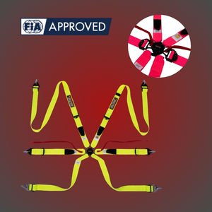 TBRACING ULTRA-D OEM ODM Harnais de course personnalisé 2 pouces FIA 8853-2016 à 6 points, Ceinture de sécurité avec brevet taïwanais pour ceintures de traction aux épaules - Product Image 2
