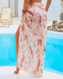 Women Vacation Sheer Chiffon Beach Cover Up <b>Sarong</b> Pareo Wrap - Product Image 2