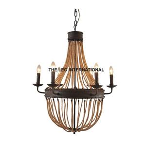 Meilleures ventes américaines en gros : Lustres de mariage et luminaires de plafond de style industriel en fer forgé, design rustique et épuré - Product Image 2