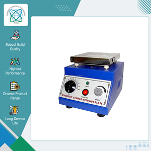 Agitador Magnético con Placa Calefactora de Alta Calidad y Recubrimiento en Polvo MS, Mayor Vida Útil, Velocidad de 100-1500 RPM - Product Image 3