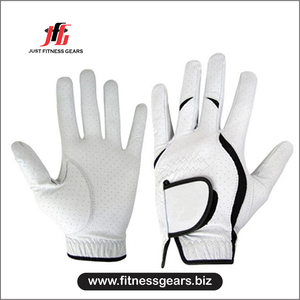 ถุงมือกอล์ฟหนังแกะคาเบรตต้าพรีเมียม JUST FITNESS GEARS พร้อมสายรัดข้อมือแบบปรับได้ น้ำหนักเบา - Product Image 6
