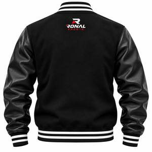 Vestes universitaires personnalisées avec logo, vestes de baseball décontractées à manches longues, service OEM ODM - Product Image 2