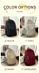 Mochila Multifuncional Ecológica Estilo <span class=keywords><strong>Shopper</strong></span> de 16 Pulgadas con Compartimento Impermeable <span class=keywords><strong>para</strong></span> Portátil, Ligera, Antirrobo, <span class=keywords><strong>para</strong></span> Negocios - Product Image 3