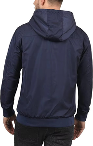 Professional Factory Men's Waterproof and Windproof Outdoor Windbreaker <b>Jacket</b> with Hoodie Mens Outwear for Sprint Autumn - Product Image 6