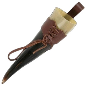 Taza de cuerno de Búfalo con temática nórdica, artesanías HA ecológicas de primera calidad, jarra vikinga de estilo Animal Natural, Color personalizado para el hogar - Product Image 2