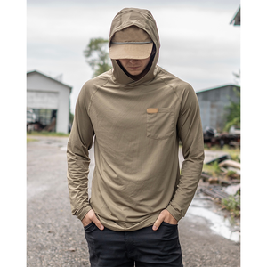 T-shirt de chasse imprimé camouflage respirant à séchage rapide en polyester/coton à manches courtes pour l'été - Product Image 3